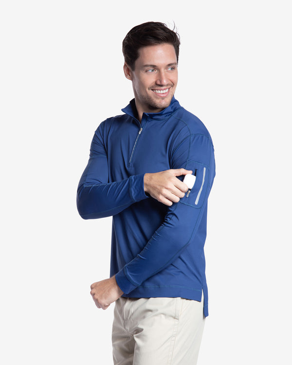 Camiseta técnica hombre manga larga con cremallera – UPF50+