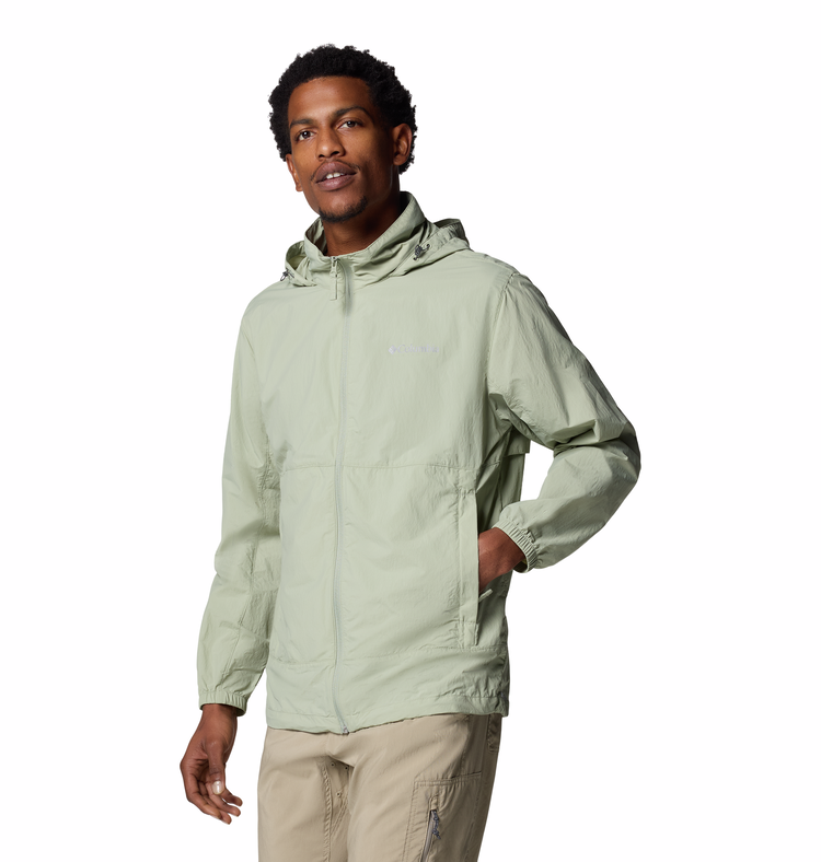 Chaqueta cortavientos hombre Loop Basin Windbreaker – UPF50, repelente, Safari