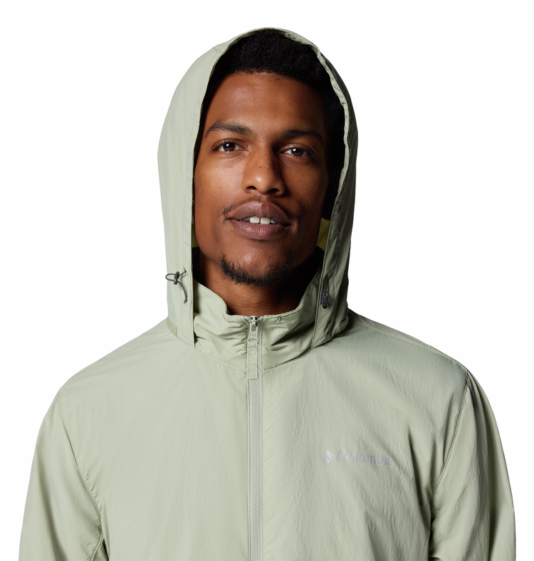 Chaqueta cortavientos hombre Loop Basin Windbreaker – UPF50, repelente, Safari