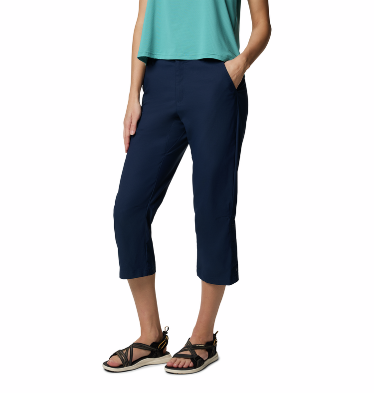 Pantalón mujer Leslie Falls Capri II – UPF 50, repelente, Collegiate Nav