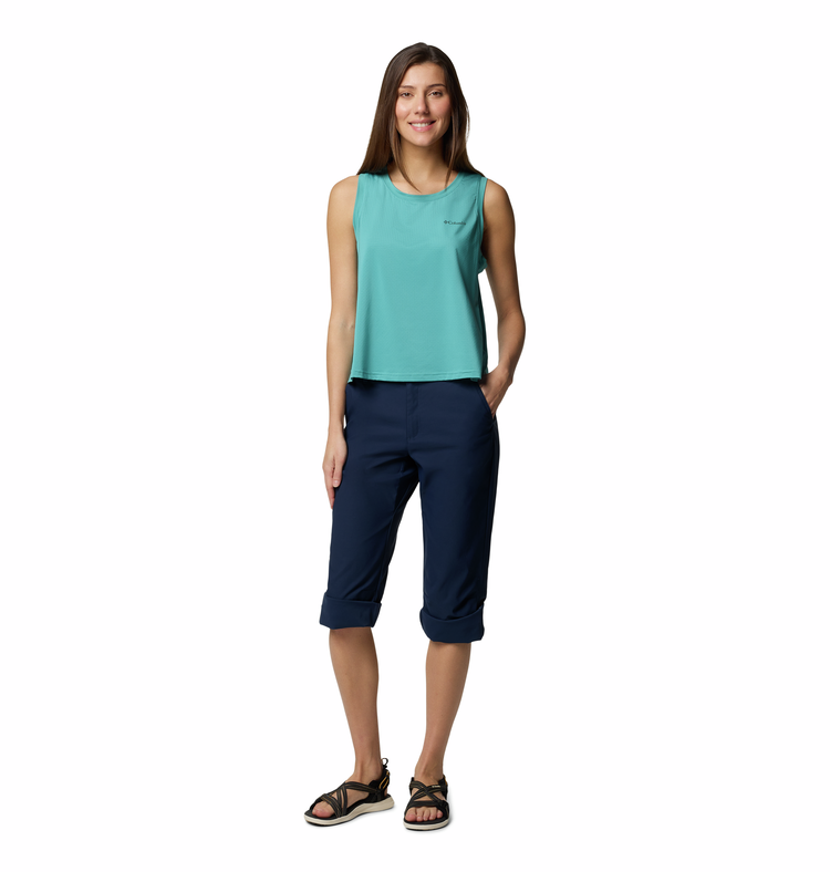 Pantalón mujer Leslie Falls Capri II – UPF 50, repelente, Collegiate Nav
