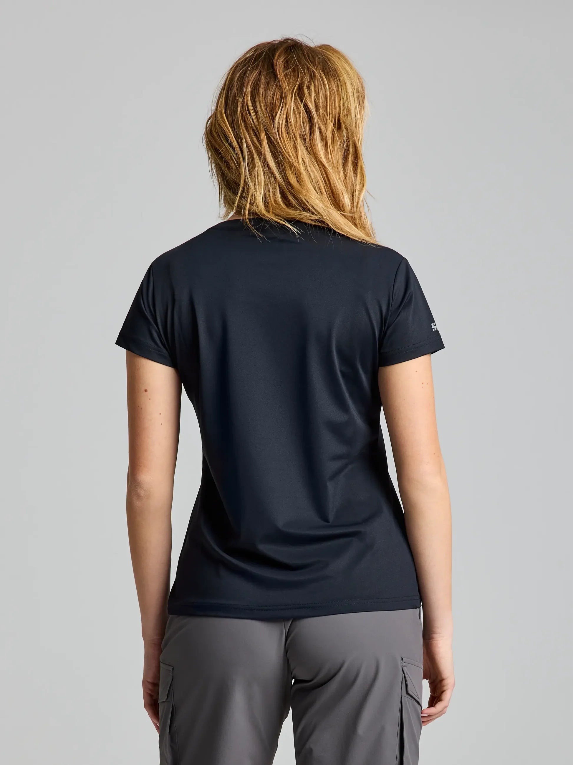 Camiseta técnica mujer manga corta WS Tech Piqué – UPF50, secado rápido
