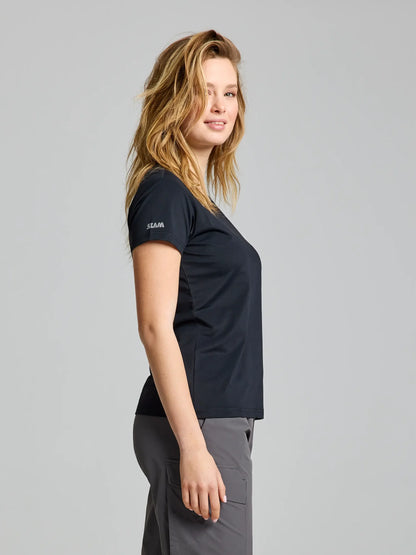 Camiseta técnica mujer manga corta WS Tech Piqué – UPF50, secado rápido