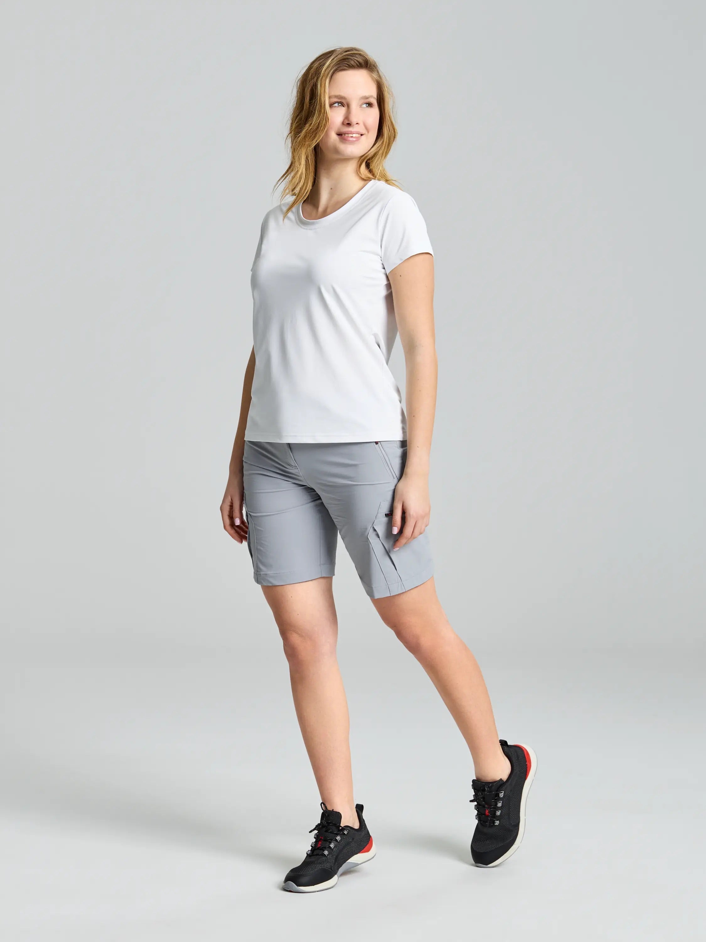 Camiseta técnica mujer manga corta WS Tech Piqué – UPF50, secado rápido