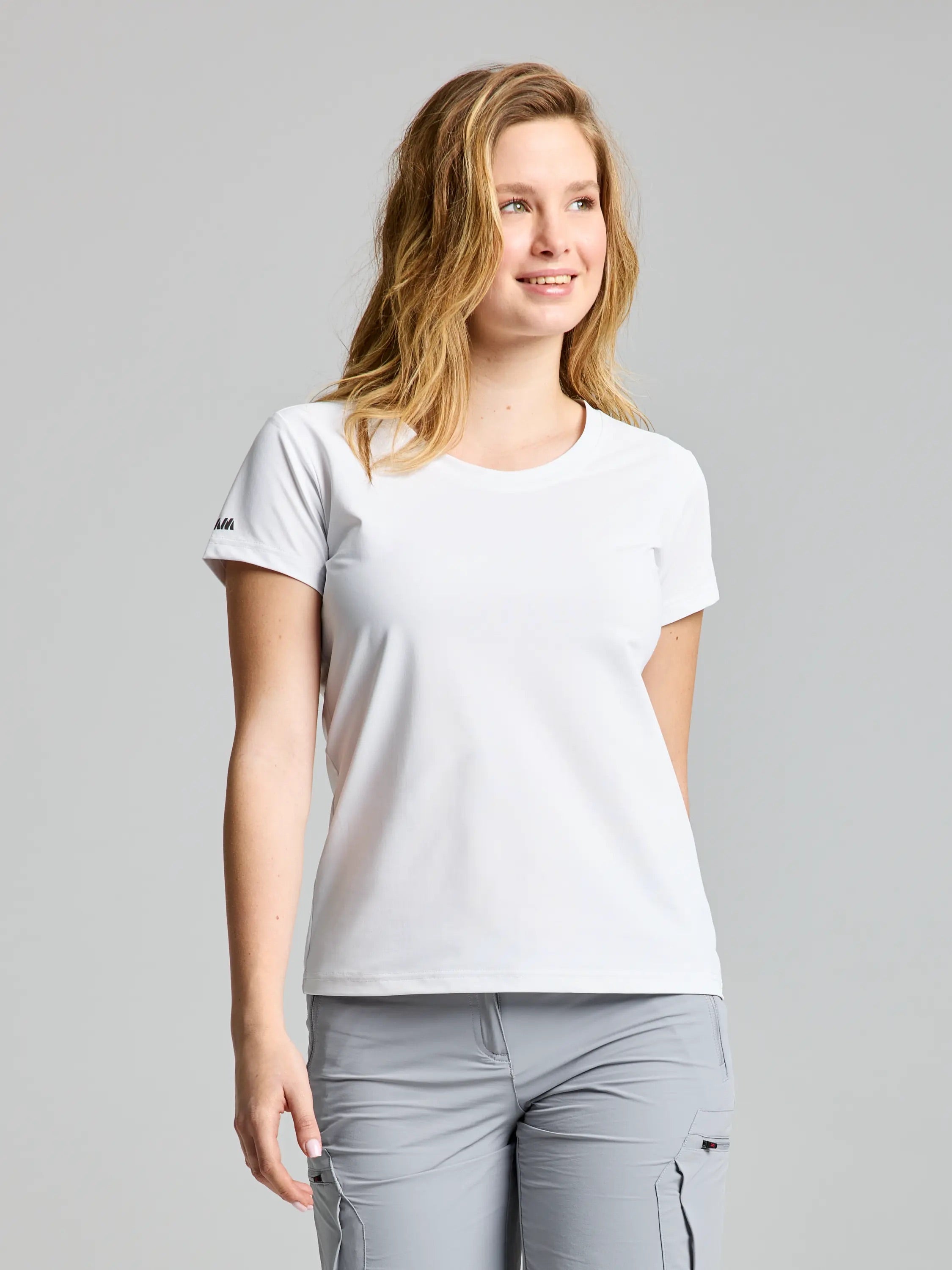 Camiseta técnica mujer manga corta WS Tech Piqué – UPF50, secado rápido