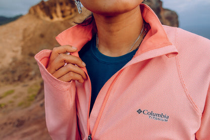 Camiseta técnica de manga larga Summit Valley LS Half Zip para mujer